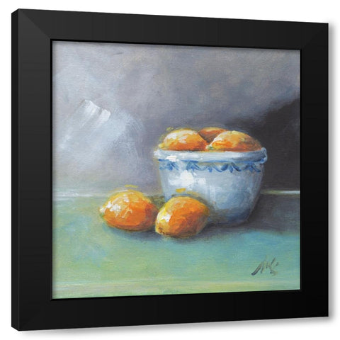 Bowl of Sunshine Black Modern Wood Framed Art Print by Strong, Molly Susan