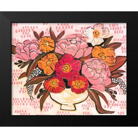 Bouquet Black Modern Wood Framed Art Print by Rupp, Mariah