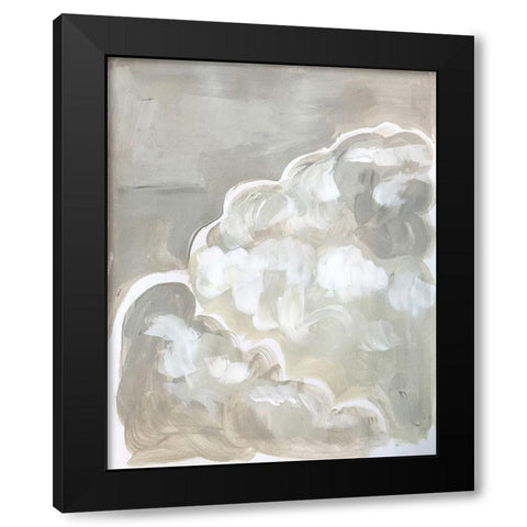 Clouds Black Modern Wood Framed Art Print with Double Matting by Rupp, Mariah