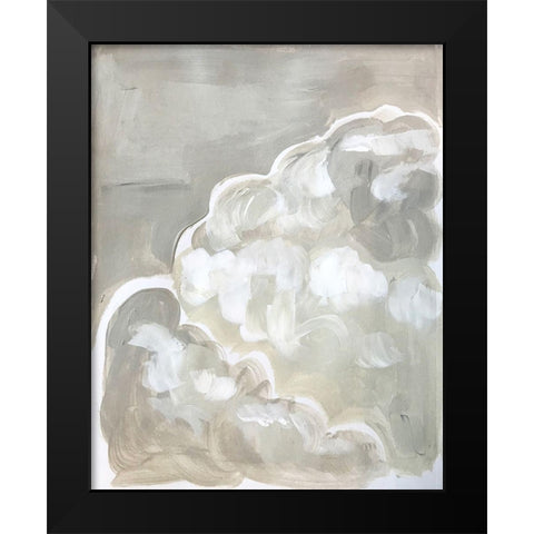 Clouds Black Modern Wood Framed Art Print by Rupp, Mariah