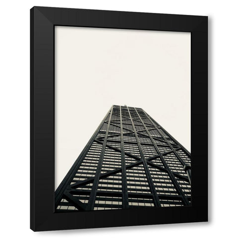 Sky View Black Modern Wood Framed Art Print with Double Matting by Singleton, Ashley