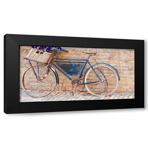 Bicycle Black Modern Wood Framed Art Print with Double Matting by Singleton, Ashley