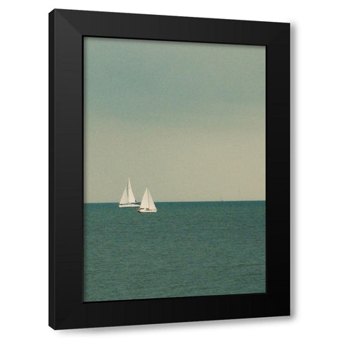 Sail Away Black Modern Wood Framed Art Print by Singleton, Ashley
