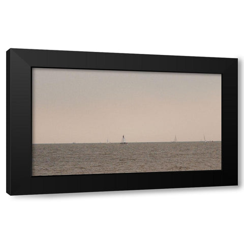 Horizon Line III Black Modern Wood Framed Art Print by Singleton, Ashley