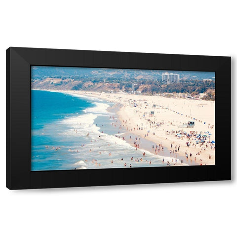 Beach Days IV Black Modern Wood Framed Art Print by Singleton, Ashley
