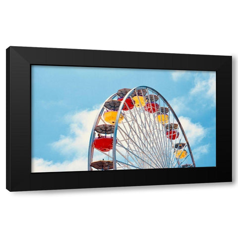 Carnival Fun III Black Modern Wood Framed Art Print by Singleton, Ashley