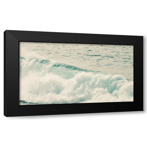Wave II Black Modern Wood Framed Art Print by Singleton, Ashley