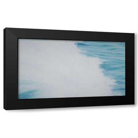 Wave III Black Modern Wood Framed Art Print by Singleton, Ashley
