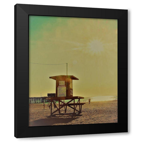 Guard Shack 22 III Black Modern Wood Framed Art Print with Double Matting by Singleton, Ashley