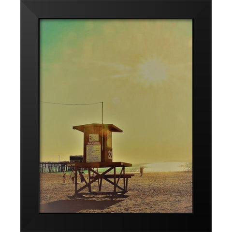 Guard Shack 22 III Black Modern Wood Framed Art Print by Singleton, Ashley