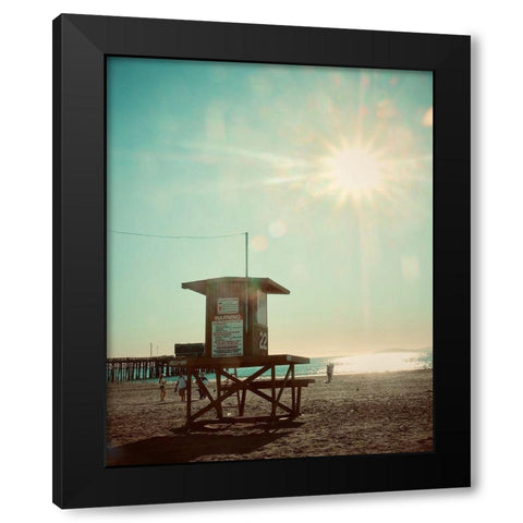 Guard Shack 22 IV Black Modern Wood Framed Art Print with Double Matting by Singleton, Ashley