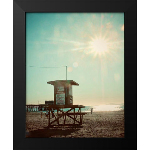 Guard Shack 22 IV Black Modern Wood Framed Art Print by Singleton, Ashley