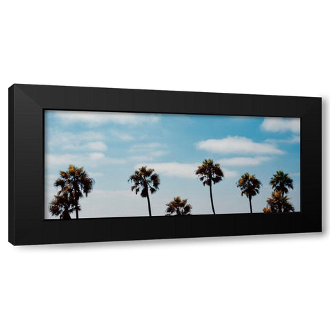 Palm Trees II Black Modern Wood Framed Art Print with Double Matting by Singleton, Ashley