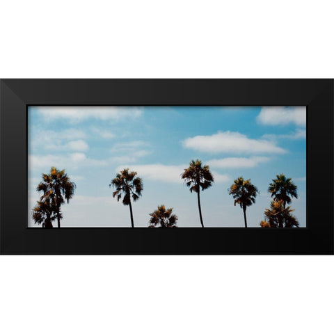 Palm Trees II Black Modern Wood Framed Art Print by Singleton, Ashley