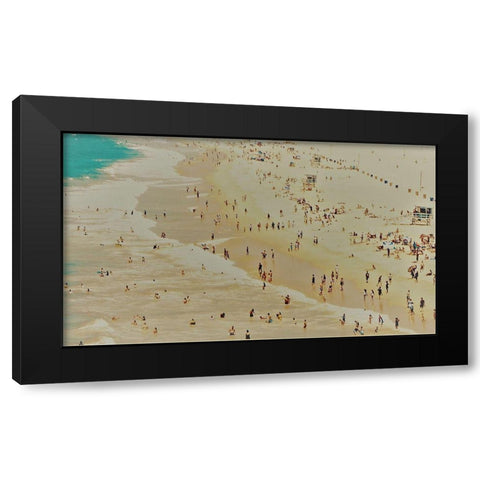 Beach I Black Modern Wood Framed Art Print by Singleton, Ashley