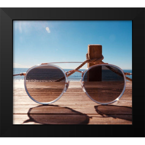Shades IV Black Modern Wood Framed Art Print by Singleton, Ashley