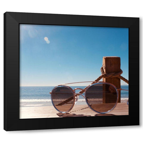 Shades VI Black Modern Wood Framed Art Print by Singleton, Ashley