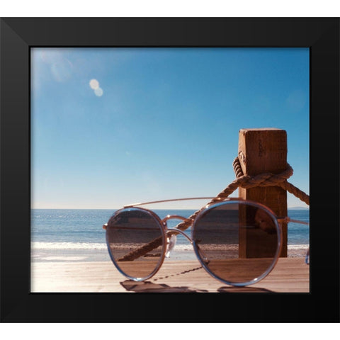 Shades VI Black Modern Wood Framed Art Print by Singleton, Ashley