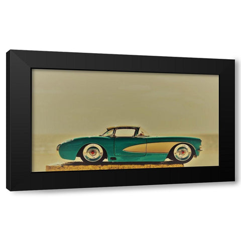 Blue Car II Black Modern Wood Framed Art Print by Singleton, Ashley