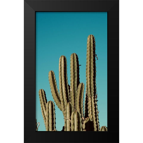 Cactus VII Black Modern Wood Framed Art Print by Singleton, Ashley