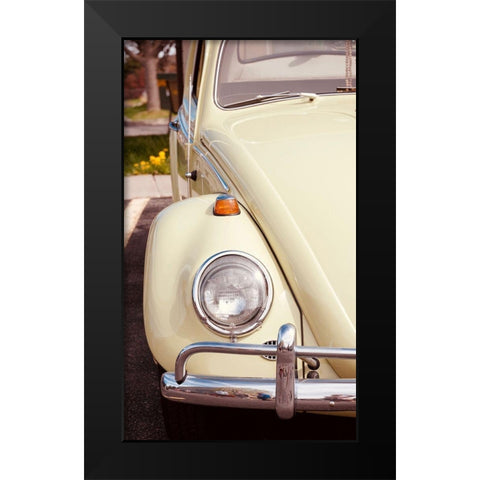 Retro Ride Black Modern Wood Framed Art Print by Singleton, Ashley