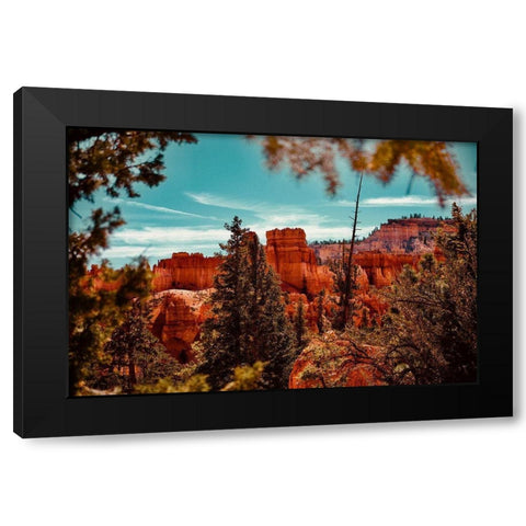 Bryce Canyon Black Modern Wood Framed Art Print with Double Matting by Singleton, Ashley