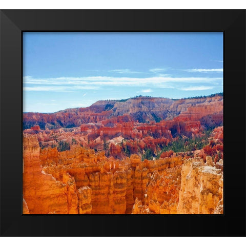 Bryce Canyon Overlook Black Modern Wood Framed Art Print by Singleton, Ashley