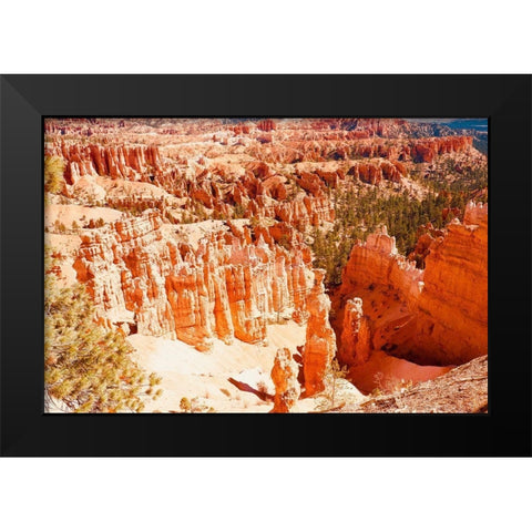 Rooftop Tent Black Modern Wood Framed Art Print by Singleton, Ashley