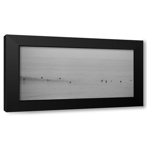 Vanilla Black Modern Wood Framed Art Print by Singleton, Ashley