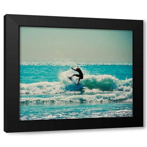 Hang One Black Modern Wood Framed Art Print by Singleton, Ashley