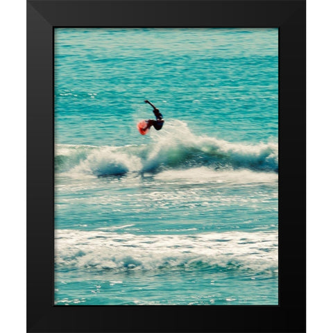 Hang Two Black Modern Wood Framed Art Print by Singleton, Ashley