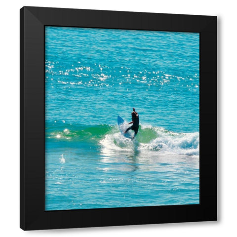 Hang Nine Black Modern Wood Framed Art Print with Double Matting by Singleton, Ashley