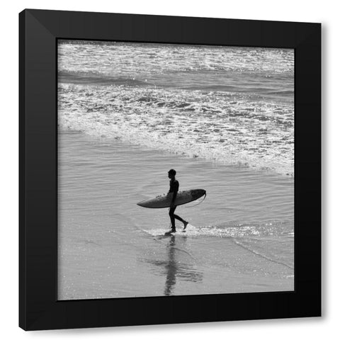 Endless Surfer II Black Modern Wood Framed Art Print with Double Matting by Singleton, Ashley