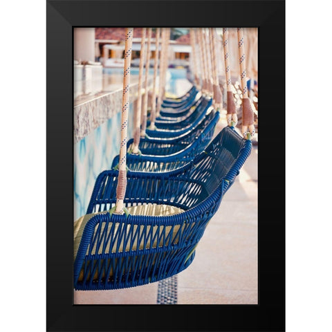 Swingers Black Modern Wood Framed Art Print by Singleton, Ashley