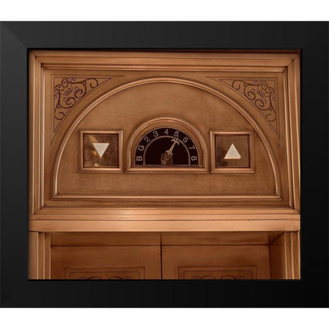 Going Up Black Modern Wood Framed Art Print by Singleton, Ashley