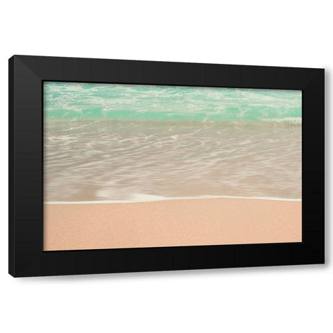 Sea Green Black Modern Wood Framed Art Print with Double Matting by Singleton, Ashley