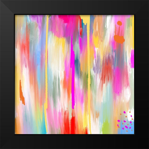 Whimsy IV Black Modern Wood Framed Art Print by Singleton, Ashley