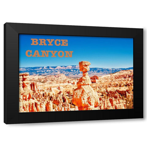 Bryce Canyon Black Modern Wood Framed Art Print with Double Matting by Singleton, Ashley
