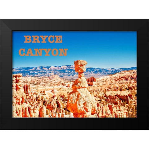 Bryce Canyon Black Modern Wood Framed Art Print by Singleton, Ashley