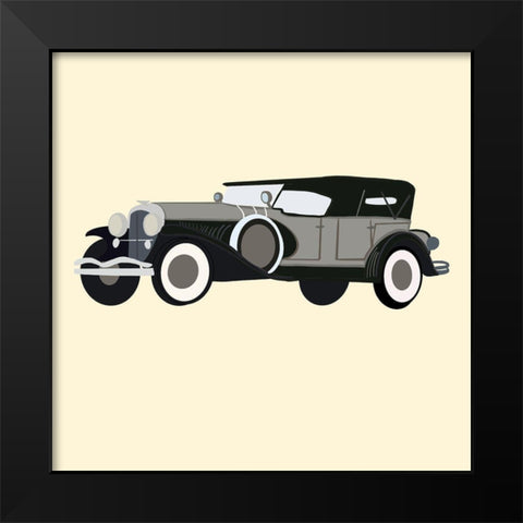 Villainous Black Modern Wood Framed Art Print by Singleton, Ashley