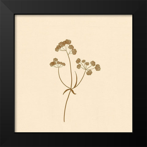 Wild Flowers Black Modern Wood Framed Art Print by Singleton, Ashley