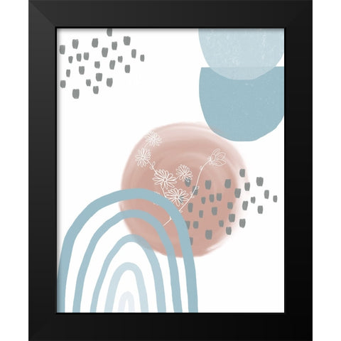 Abstract II Black Modern Wood Framed Art Print by Singleton, Ashley