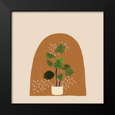 Planter Black Modern Wood Framed Art Print by Singleton, Ashley
