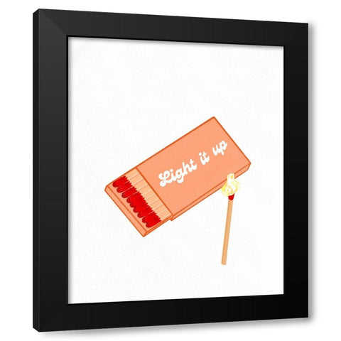 Matches Black Modern Wood Framed Art Print with Double Matting by Singleton, Ashley