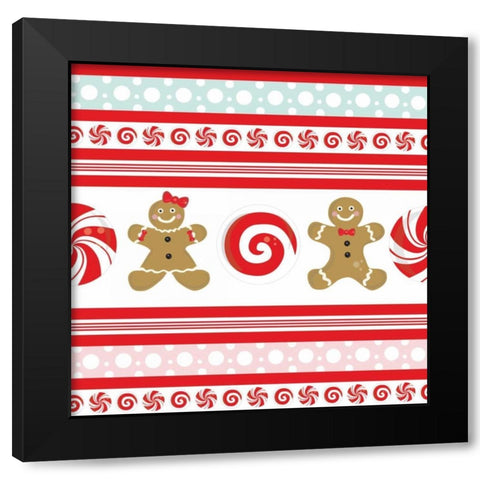 Be Sweet VIII Black Modern Wood Framed Art Print with Double Matting by ND Art and Design