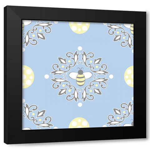 Little Ones Sky I Black Modern Wood Framed Art Print by ND Art and Design