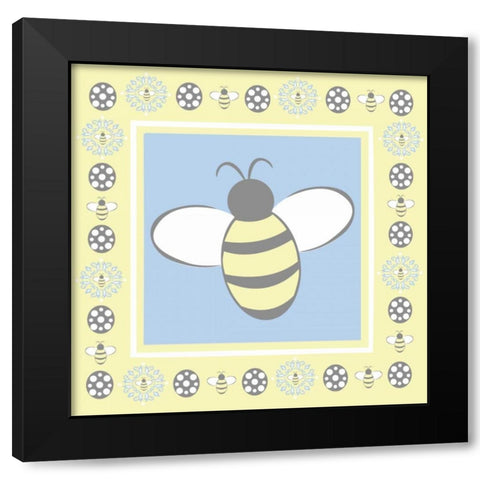 Little Ones Sky VI Black Modern Wood Framed Art Print with Double Matting by ND Art and Design