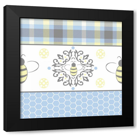 Little Ones Sky X Black Modern Wood Framed Art Print with Double Matting by ND Art and Design