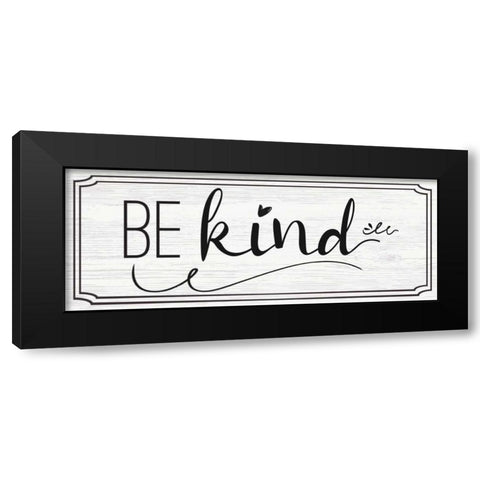 Words I Black Modern Wood Framed Art Print by ND Art and Design