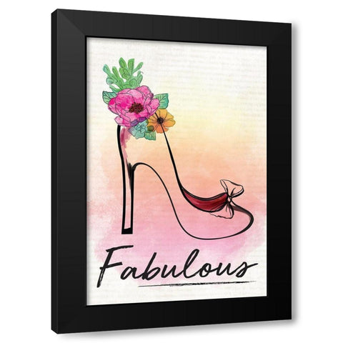 Fabulous Black Modern Wood Framed Art Print with Double Matting by ND Art